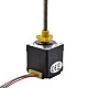 NEMA 11 External Acme Linear Stepper Motor 1.0A 32.2mm Stack Screw Lead 5.08mm(0.2) Lead Length 150mm - 11E13S1004HD5-150RS | StepperOnline CA