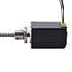 NEMA 11 External Ball Screw Linear Stepper Motor 1.0A 46mm Stack Screw Lead 2mm(0.07874) Lead Length 150mm - 11E18S1004BAM5-150RS | StepperOnline CA