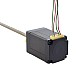 NEMA 11 External Acme Linear Stepper Motor 1.0A 46mm Stack Screw Lead 1.27mm(0.05) Lead Length 150mm - 11E18S1004FD5-150RS | StepperOnline CA