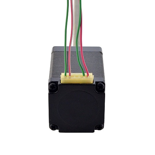 NEMA 11 External Acme Linear Stepper Motor 1.0A 46mm Stack Screw Lead 1.27mm(0.05) Lead Length 150mm - 11E18S1004FD5-150RS | StepperOnline CA