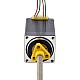 NEMA 11 External Acme Linear Stepper Motor 1.0A 46mm Stack Screw Lead 1.27mm(0.05) Lead Length 150mm - 11E18S1004FD5-150RS | StepperOnline CA