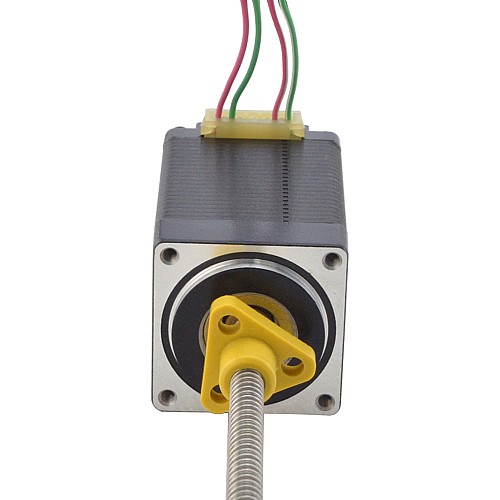 NEMA 11 External Acme Linear Stepper Motor 1.0A 46mm Stack Screw Lead 2.54mm(0.1) Lead Length 150mm - 11E18S1004GD5-150RS | StepperOnline CA