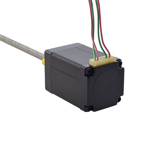 NEMA 11 External Acme Linear Stepper Motor 1.0A 46mm Stack Screw Lead 10.16mm(0.4) Lead Length 150mm - 11E18S1004ND5-150RS | StepperOnline CA