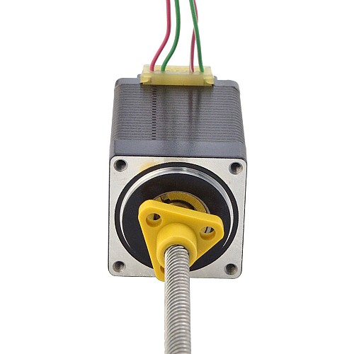 NEMA 11 External Acme Linear Stepper Motor 1.0A 46mm Stack Screw Lead 10.16mm(0.4) Lead Length 150mm - 11E18S1004ND5-150RS | StepperOnline CA