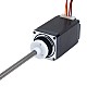 Nema 11 External 51mm Stack 0.67A Lead 0.635mm(0.025") Length 100mm - 11E20S0674ED4-100RS | StepperOnline CA