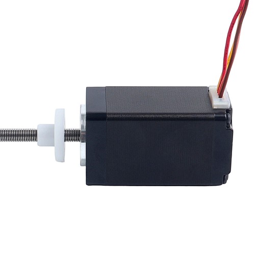 Nema 11 External 51mm Stack 0.67A Lead 0.635mm(0.025") Length 100mm - 11E20S0674ED4-100RS | StepperOnline CA