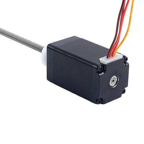 Nema 11 External 51mm Stack 0.67A Lead 0.635mm(0.025") Length 100mm - 11E20S0674ED4-100RS | StepperOnline CA