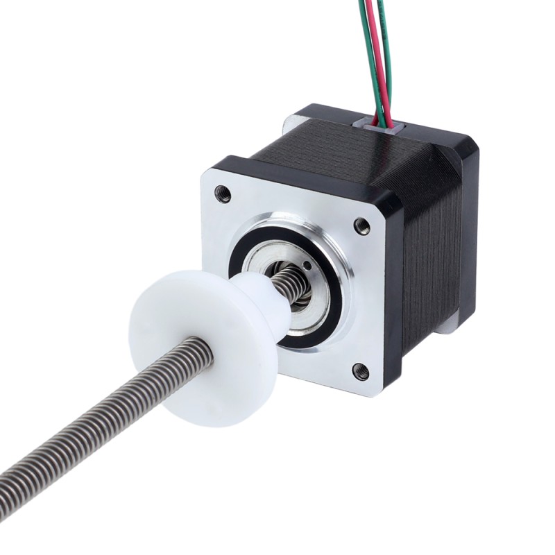 Nema 14 External 34mm Stack 0.57A Lead 2.4384mm(0.096") Length 150mm - 14E13S0574JE4-150RS | StepperOnline CA