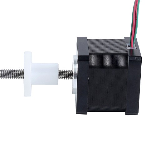 Nema 14 External 34mm Stack 0.57A Lead 2.4384mm(0.096") Length 150mm - 14E13S0574JE4-150RS | StepperOnline CA Nema 14 External 34mm Stack 0.57A Lead 2.4384mm(0.096") Length 150mm - 14E13S0574JE4-150RS | StepperOnline CA