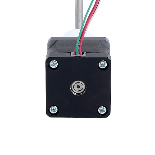 Nema 14 External 34mm Stack 0.57A Lead 2.4384mm(0.096") Length 150mm - 14E13S0574JE4-150RS | StepperOnline CA Nema 14 External 34mm Stack 0.57A Lead 2.4384mm(0.096") Length 150mm - 14E13S0574JE4-150RS | StepperOnline CA