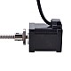 NEMA 14 External Ball Screw Linear Stepper Motor 1.5A 47mm Stack Screw Lead 2mm(0.07874) Lead Length 150mm - 14E19S1504BAM5-150RS | StepperOnline CA