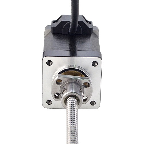 NEMA 14 External Ball Screw Linear Stepper Motor 1.5A 47mm Stack Screw Lead 2mm(0.07874) Lead Length 150mm - 14E19S1504BAM5-150RS | StepperOnline CA