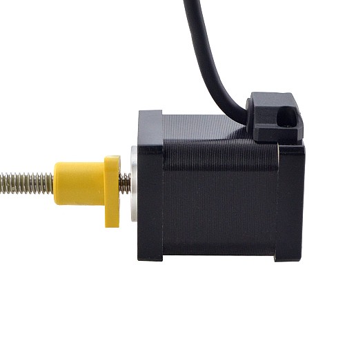 NEMA 14 External Acme Linear Stepper Motor 1.5A 47mm Stack Screw Lead 1.27mm(0.05) Lead Length 150mm - 14E19S1504FF5-150RS | StepperOnline CA NEMA 14 External Acme Linear Stepper Motor 1.5A 47mm Stack Screw Lead 1.27mm(0.05) Lead Length 150mm - 14E19S1504FF5-150RS | StepperOnline CA