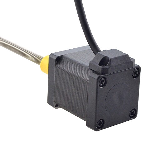 NEMA 14 External Acme Linear Stepper Motor 1.5A 47mm Stack Screw Lead 1.27mm(0.05) Lead Length 150mm - 14E19S1504FF5-150RS | StepperOnline CA NEMA 14 External Acme Linear Stepper Motor 1.5A 47mm Stack Screw Lead 1.27mm(0.05) Lead Length 150mm - 14E19S1504FF5-150RS | StepperOnline CA