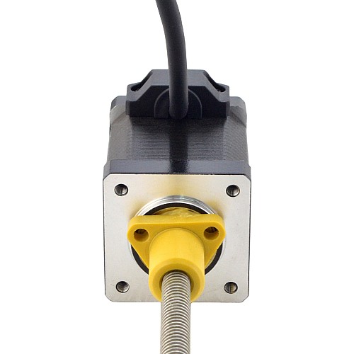 NEMA 14 External Acme Linear Stepper Motor 1.5A 47mm Stack Screw Lead 2.54mm(0.1) Lead Length 150mm - 14E19S1504GF5-150RS | StepperOnline CA