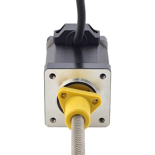 NEMA 14 External Acme Linear Stepper Motor 1.5A 47mm Stack Screw Lead 6.35mm(0.25) Lead Length 150mm - 14E19S1504RF5-150RS | StepperOnline CA