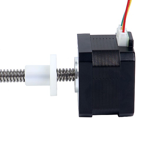 Nema 17 External 34mm Stack 0.4A Lead 4mm(0.15748) Length 150mm - 17E13S0404DB4-150RS | StepperOnline CA Nema 17 External 34mm Stack 0.4A Lead 4mm(0.15748) Length 150mm - 17E13S0404DB4-150RS | StepperOnline CA