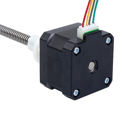 Nema 17 External 34mm Stack 0.4A Lead 4mm(0.15748) Length 150mm - 17E13S0404DB4-150RS | StepperOnline CA Nema 17 External 34mm Stack 0.4A Lead 4mm(0.15748) Length 150mm - 17E13S0404DB4-150RS | StepperOnline CA