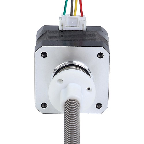 Nema 17 External 34mm Stack 0.4A Lead 4mm(0.15748) Length 150mm - 17E13S0404DB4-150RS | StepperOnline CA Nema 17 External 34mm Stack 0.4A Lead 4mm(0.15748) Length 150mm - 17E13S0404DB4-150RS | StepperOnline CA