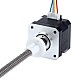 Nema 17 External 34mm Stack 0.4A Lead 8mm(0.31496") Length 150mm - 17E13S0404MB4-150RS | StepperOnline CA