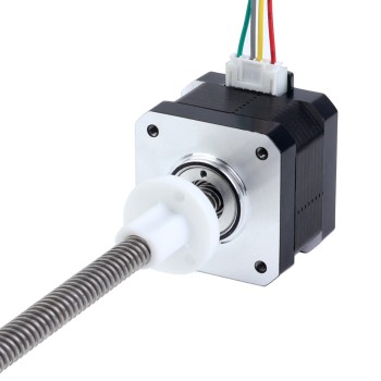 Nema 17 External 34mm Stack 0.4A Lead 8mm(0.31496") Length 150mm Nema 17 External 34mm Stack 0.4A Lead 8mm(0.31496") Length 150mm