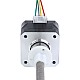 Nema 17 External 34mm Stack 0.4A Lead 8mm(0.31496") Length 150mm - 17E13S0404MB4-150RS | StepperOnline CA