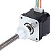 Nema 17 External 34mm Stack 0.4A Lead 8mm(0.31496) Length 200mm - 17E13S0404MB4-200RS | StepperOnline CA Nema 17 External 34mm Stack 0.4A Lead 8mm(0.31496) Length 200mm - 17E13S0404MB4-200RS | StepperOnline CA