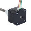 Nema 17 External 34mm Stack 0.4A Lead 8mm(0.31496) Length 200mm - 17E13S0404MB4-200RS | StepperOnline CA