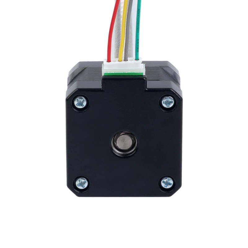 Nema 17 External 34mm Stack 0.4A Lead 8mm(0.31496) Length 200mm - 17E13S0404MB4-200RS | StepperOnline CA