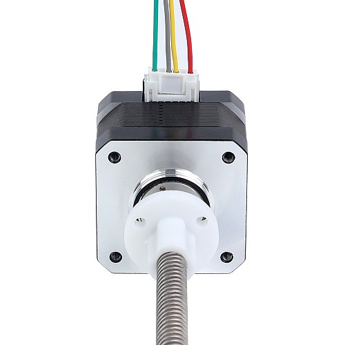 Nema 17 External 34mm Stack 0.4A Lead 8mm(0.31496) Length 200mm - 17E13S0404MB4-200RS | StepperOnline CA Nema 17 External 34mm Stack 0.4A Lead 8mm(0.31496) Length 200mm - 17E13S0404MB4-200RS | StepperOnline CA