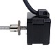 NEMA 17 External Ball Screw Linear Stepper Motor 1.5A 34mm Stack Screw Lead 2mm(0.07874) Lead Length 150mm - 17E13S1504BAM5-150RS | StepperOnline CA