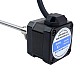 NEMA 17 External Ball Screw Linear Stepper Motor 1.5A 34mm Stack Screw Lead 2mm(0.07874) Lead Length 150mm - 17E13S1504BAM5-150RS | StepperOnline CA