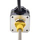 NEMA 17 External Acme Linear Stepper Motor 1.5A 34mm Stack Screw Lead 1.27mm(0.05) Lead Length 150mm - 17E13S1504FF5-150RS | StepperOnline CA