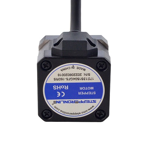 NEMA 17 External Acme Linear Stepper Motor 1.5A 34mm Stack Screw Lead 2.54mm(0.1) Lead Length 150mm - 17E13S1504GF5-150RS | StepperOnline CA NEMA 17 External Acme Linear Stepper Motor 1.5A 34mm Stack Screw Lead 2.54mm(0.1) Lead Length 150mm - 17E13S1504GF5-150RS | StepperOnline CA