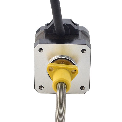 NEMA 17 External Acme Linear Stepper Motor 1.5A 34mm Stack Screw Lead 2.54mm(0.1) Lead Length 150mm - 17E13S1504GF5-150RS | StepperOnline CA NEMA 17 External Acme Linear Stepper Motor 1.5A 34mm Stack Screw Lead 2.54mm(0.1) Lead Length 150mm - 17E13S1504GF5-150RS | StepperOnline CA