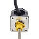 NEMA 17 External Acme Linear Stepper Motor 1.5A 34mm Stack Screw Lead 6.35mm(0.25) Lead Length 150mm - 17E13S1504RF5-150RS | StepperOnline CA