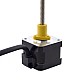 NEMA 17 External Acme Linear Stepper Motor 1.5A 34mm Stack Screw Lead 6.35mm(0.25) Lead Length 150mm - 17E13S1504RF5-150RS | StepperOnline CA