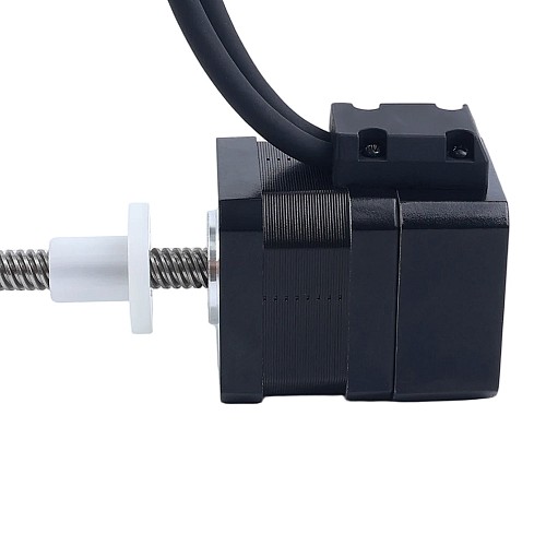 Nema 17 External 34mm Stack 1.68A Lead 8mm(0.31496") Length 200mm w/ Optical Incremental Encoder 1000PPR - 17E13S1684MB4-200RS-OE1K | StepperOnline CA
