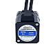 Nema 17 External 34mm Stack 1.68A Lead 8mm(0.31496") Length 200mm w/ Optical Incremental Encoder 1000PPR - 17E13S1684MB4-200RS-OE1K | StepperOnline CA