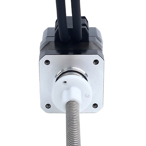 Nema 17 External 34mm Stack 1.68A Lead 8mm(0.31496") Length 200mm w/ Optical Incremental Encoder 1000PPR - 17E13S1684MB4-200RS-OE1K | StepperOnline CA
