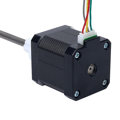 Nema 17 External 48mm Stack 1.68A Lead 2mm(0.07874) Length 200mm - 17E19S1684AF4-200RS | StepperOnline CA Nema 17 External 48mm Stack 1.68A Lead 2mm(0.07874) Length 200mm - 17E19S1684AF4-200RS | StepperOnline CA