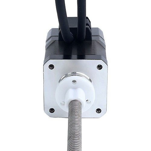Nema 17 External Acme Linear Stepper Motor 1.68A 48mm Stack Screw Lead 8mm(0.31496") w/ Optical Incremental Encoder 1000PPR - 17E19S1684MB4-300RS-OE1K | StepperOnline CA