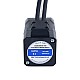 Nema 17 External Acme Linear Stepper Motor 1.68A 48mm Stack Screw Lead 8mm(0.31496") w/ Optical Incremental Encoder 1000PPR - 17E19S1684MB4-300RS-OE1K | StepperOnline CA