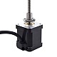 NEMA 17 External Ball Screw Linear Stepper Motor 2.5A 48mm Stack Screw Lead 2mm(0.07874) Lead Length 150mm - 17E19S2504BAM5-150RS | StepperOnline CA
