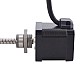 NEMA 17 External Ball Screw Linear Stepper Motor 2.5A 48mm Stack Screw Lead 8mm(0.3150) Lead Length 150mm - 17E19S2504BMB5-150RS | StepperOnline CA
