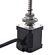NEMA 17 External Ball Screw Linear Stepper Motor 2.5A 48mm Stack Screw Lead 8mm(0.3150) Lead Length 150mm - 17E19S2504BMB5-150RS | StepperOnline CA
