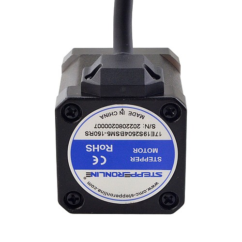 NEMA 17 External Ball Screw Linear Stepper Motor 2.5A 48mm Stack Screw Lead 1mm(0.03937) Lead Length 150mm - 17E19S2504BSM5-150RS | StepperOnline CA