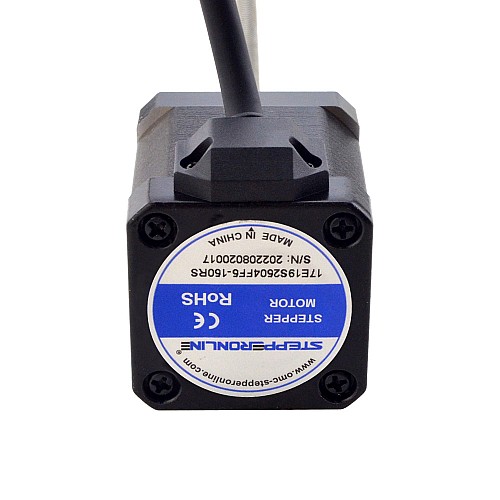 NEMA 17 External Acme Linear Stepper Motor 2.5A 48mm Stack Screw Lead 1.27mm(0.05) Lead Length 150mm - 17E19S2504FF5-150RS | StepperOnline CA NEMA 17 External Acme Linear Stepper Motor 2.5A 48mm Stack Screw Lead 1.27mm(0.05) Lead Length 150mm - 17E19S2504FF5-150RS | StepperOnline CA