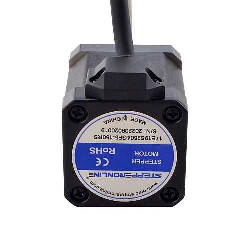 NEMA 17 External Acme Linear Stepper Motor 2.5A 48mm Stack Screw Lead 2.54mm(0.1) Lead Length 150mm - 17E19S2504GF5-150RS | StepperOnline CA