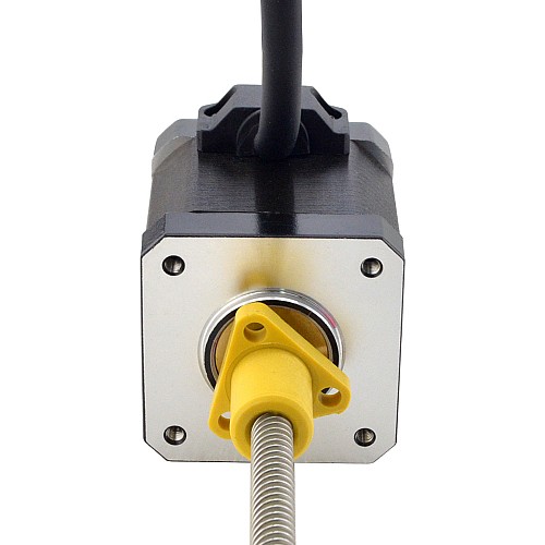 NEMA 17 External Acme Linear Stepper Motor 2.5A 48mm Stack Screw Lead 6.35mm(0.25) Lead Length 150mm - 17E19S2504RF5-150RS | StepperOnline CA